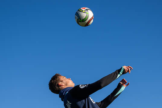 Felix Horn Myhre of the Norwegian national football team