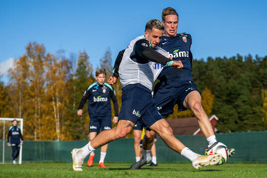 Aron Dønnum and Torbjørn Lysaker Heggem of the Norwegian