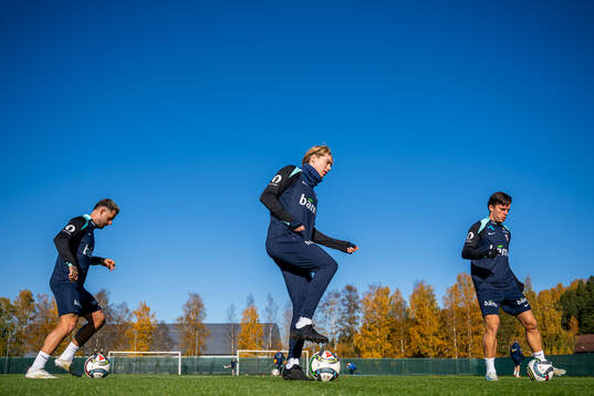 Aron Dønnum, Kristian Thorstvedt and Hugo Vetlesen of the