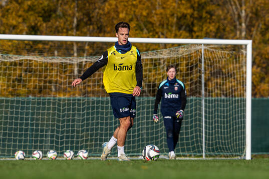 Felix Horn Myhre of the Norwegian national football team