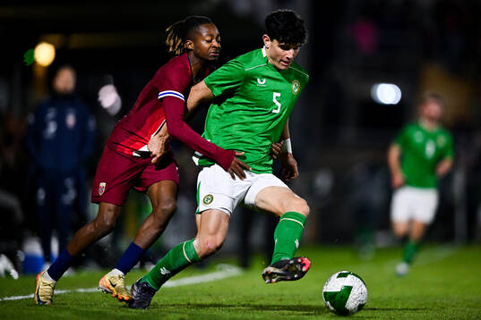 Joel Mvuka of Norway and Anselmo Garcia MacNulty of