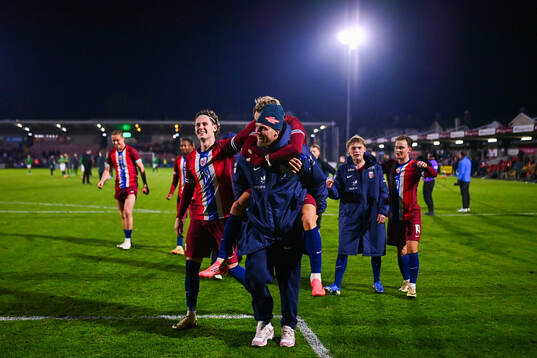Mathias Fjørtoft Løvik of Norway celebrates