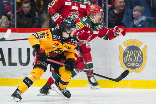 Luleås Pontus Andreasson och MoDos Riley Woods