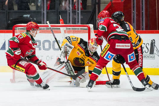 Luleås målvakt Matteus Ward