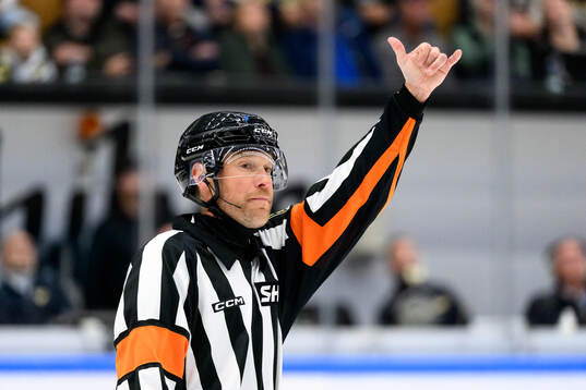 Domare Tobias Björk tecknar för videobedömning