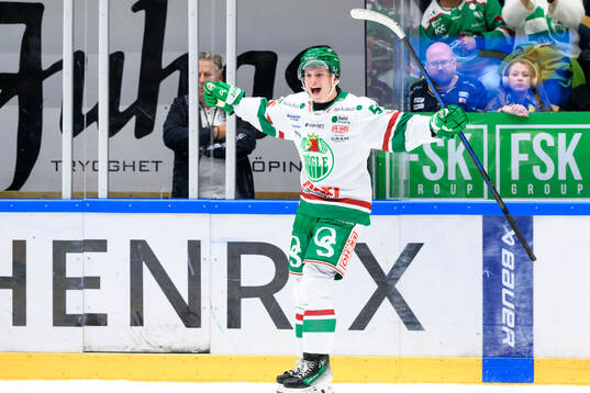 Rögles Felix Nilsson jublar