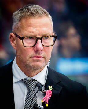 Färjestads assisterande tränare Johan Hedberg