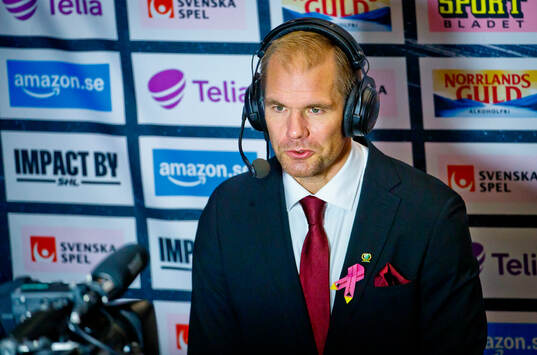 Färjestads tränare Thomas Mitell