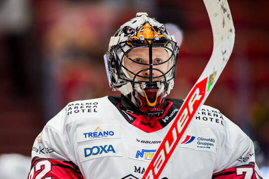 Malmö Redhawks målvakt Daniel Marmenlind