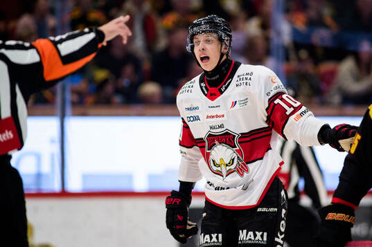 Malmö Redhawks William von Barnekow reagerar