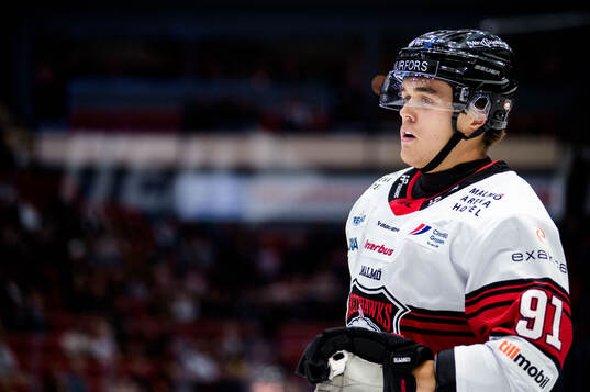 Malmö Redhawks Axel Sundberg deppar