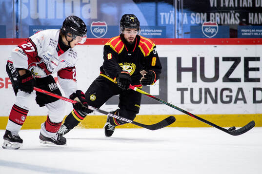 Malmö Redhawks Henrik Haapala och Brynäs Bobby Trivigno