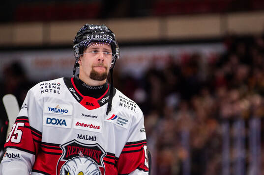 Malmö Redhawks Carl Persson deppar