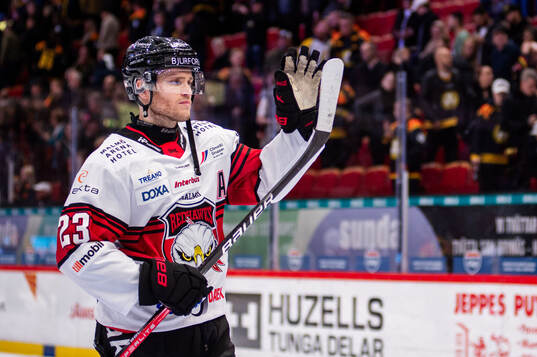 Malmö Redhawks Christoffer Forsberg deppar