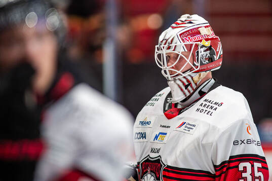 Malmö Redhawks målvakt Henri Kiviaho