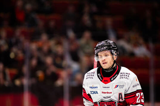 Malmö Redhawks Christoffer Forsberg deppar