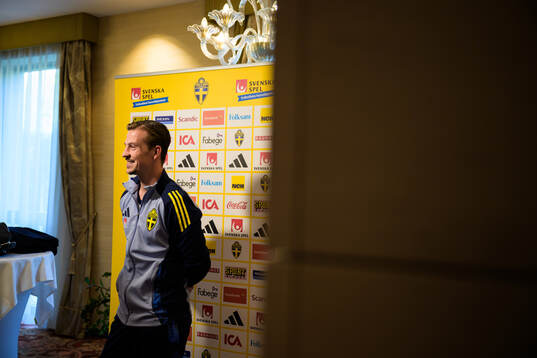 Simon Olsson of the Swedish men's national football team