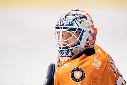 Växjös målvakt Emil Larmi