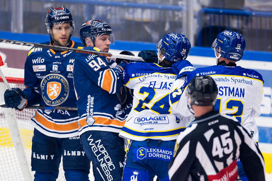Växjös Joel Persson och Leksands Arvid Eljas