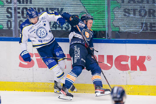 Leksands Patrik Norén och Växjös Ludvig Nilsson