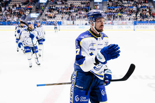 Leksands Marek Hrivik jublar