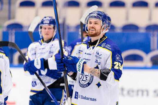 Leksands Lucas Elvenes jublar