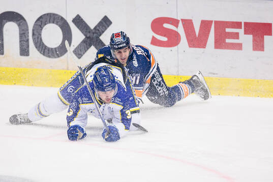 Leksands Fred Nilsson och Växjös Felix Robert