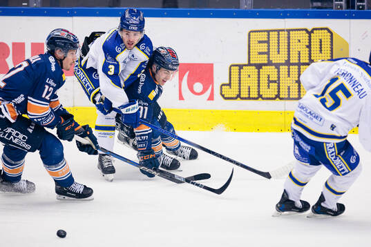Leksands Fred Nilsson och Växjös Felix Robert