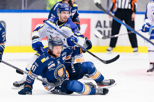Leksands Peter Cehlarik och Växjös Ludvig Nilsson
