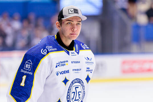 Leksands målvakt Marcus Gidlöf