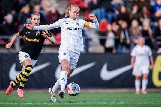 AIKs Beata Olsson och Djurgårdens Matilda Plan