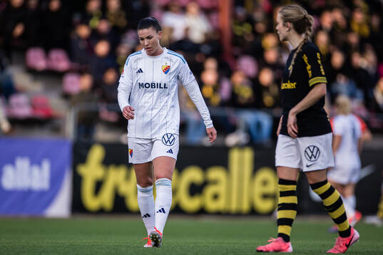 Djurgårdens Pauline Hammarlund deppar