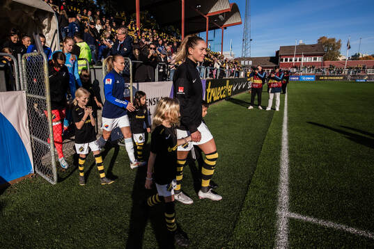 AIKs och Djurgårdens spelare
