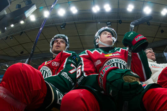 Frölundas Henrik Tömmernes och Dominik Egli