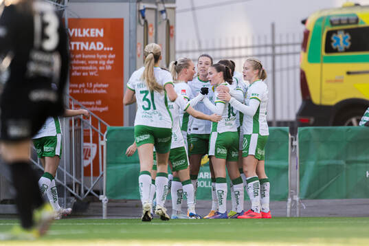 Hammarbys Vilde Hasund jublar