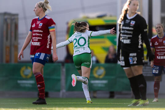 Hammarbys Vilde Hasund jublar