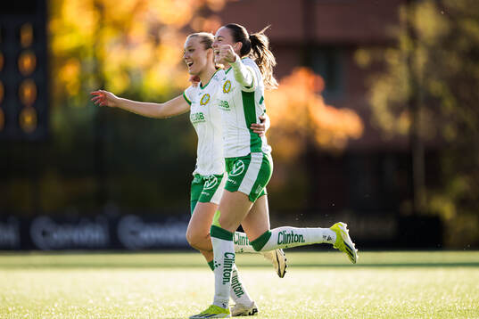Hammarbys Vilde Hasund jublar