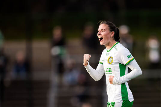 Hammarbys Smilla Vallotto jublar