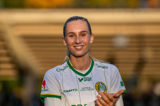 Hammarbys Ellen Wangerheim jublar
