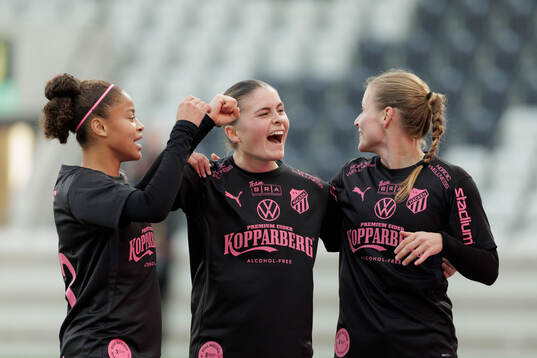 Häckens Felicia Schröder, Hanna Wijk och Anna Anvegård