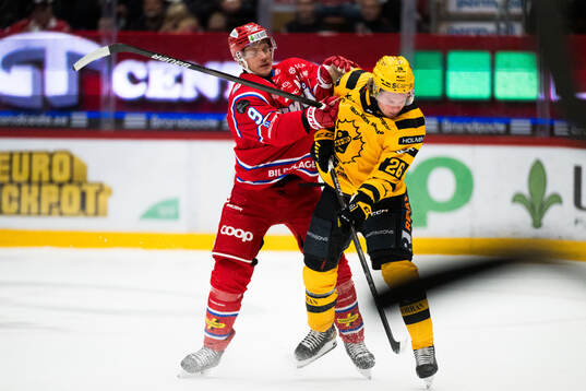 Timrås Didrik Strömberg och Skellefteås Anton Heikkinen