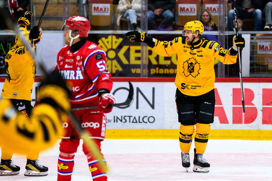 Skellefteås Marcus Eriksson jublar