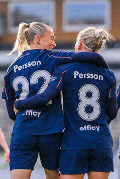 Malmö FFs Beatrice Persson jublar