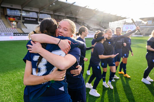 Malmö FFs spelare jublar över avancemanget till