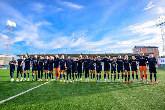 Malmö FFs spelare jublar över avancemanget till