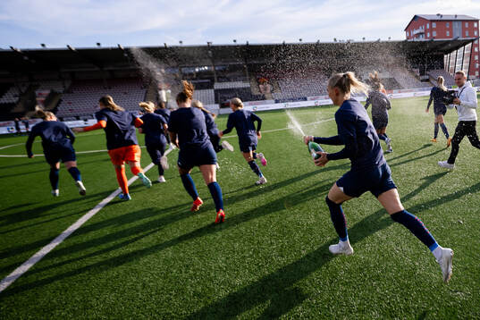 Malmö FFs Beatrice Persson jublar