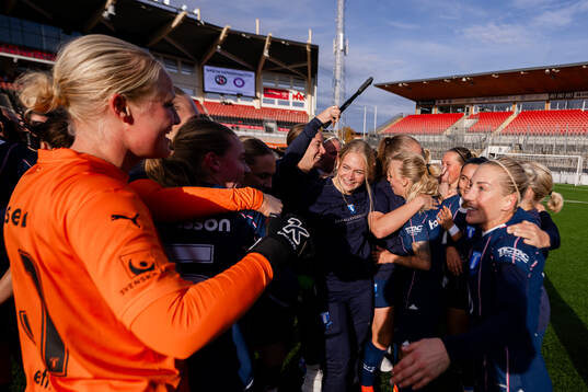 Malmö FFs spelare jublar