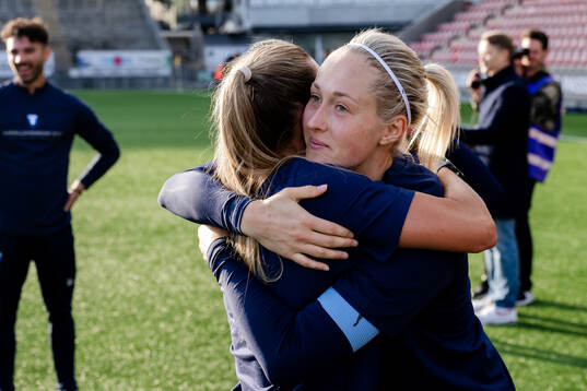 Malmö FFs Sanna Kullberg jublar