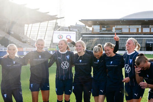 Malmö FFs spelare jublar över avancemanget till
