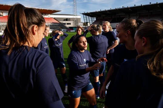 Malmö FFs Ana Mafalda Ferreira Barboz jublar över